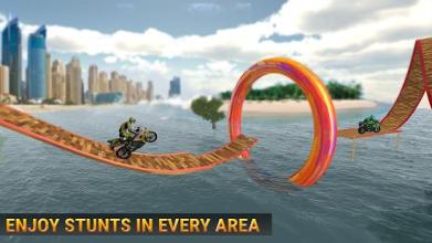 Mega Ramp Bike Stunts - Quad Bike Racing Simulator截图4