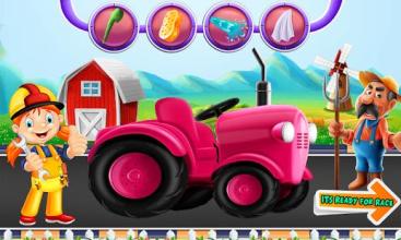 Multi Farm Tractor Wash Game: Repair & Design Game截图1