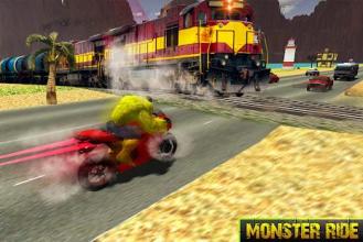 Super Hero Bike Highway Stunts截图2