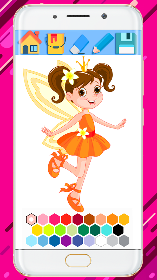 Fairy Coloring Book - Cut Fairy Coloring Book 2018截图3