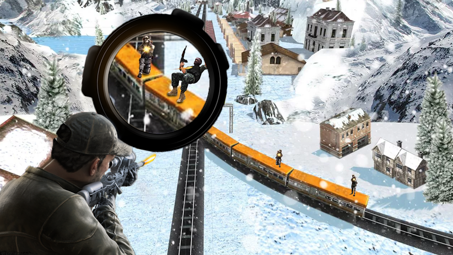 Advance Train Sniper Shooter截图3