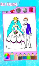Bride and groom Coloring Game for kids截图3