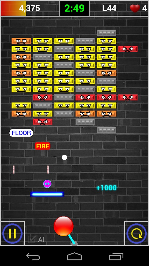 Angry Bricks - brick breaker截图2