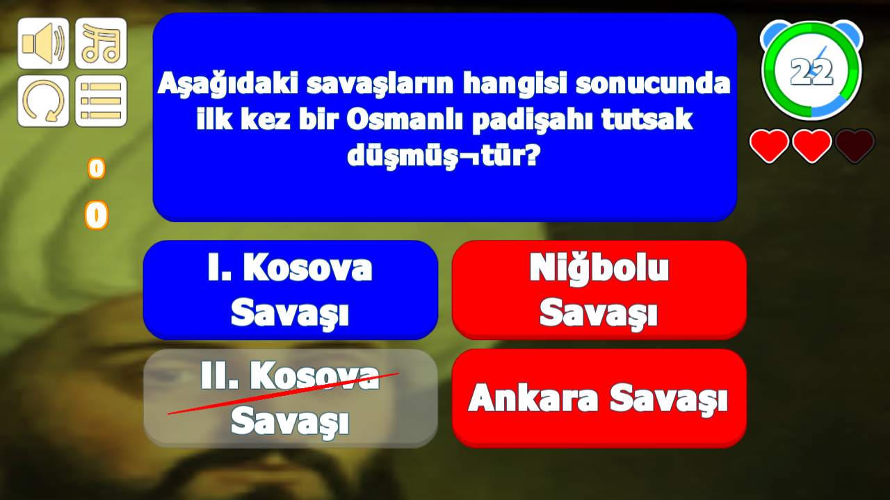 Ottoman Empire History Information Contest Game截图3