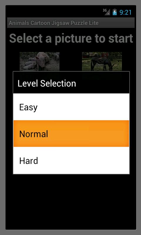 Animals Cartoon Puzzle Lite截图5
