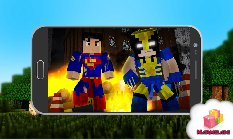 Mod Hero Wolverine for MCPE截图1