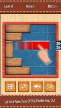 UnBlock Red Wood Escape Puzzle 2018截图1