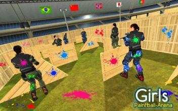 Paintball Girls Arena Shooting 3D截图4