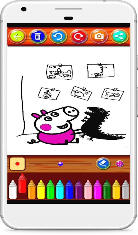 Coloringbook: Pipa peg Fans截图3