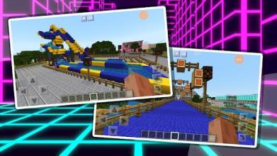 2018 Best Amusement Park Adventure New Map MCPE截图5