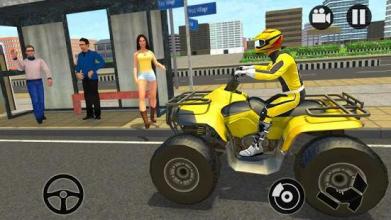 Modern City ATV Taxi Sim: Quad bike Simulator 2018截图3