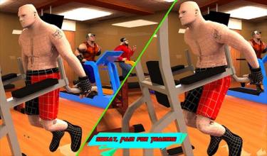 Virtual Gym Fighting: Wrestlers Bodybuilders Fight截图2