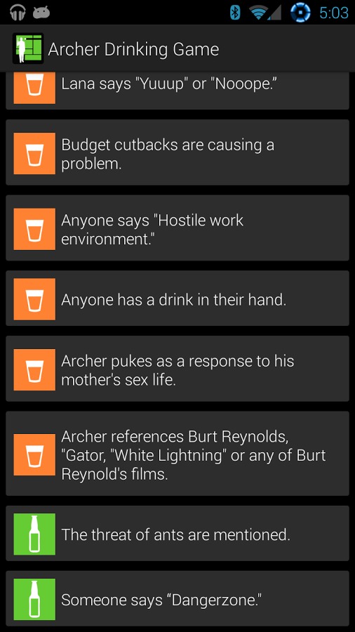 Archer Drinking Game截图2