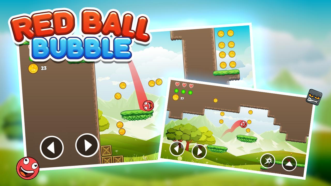 Bubble Red Ball Adventure - Jump Ball 2018截图5