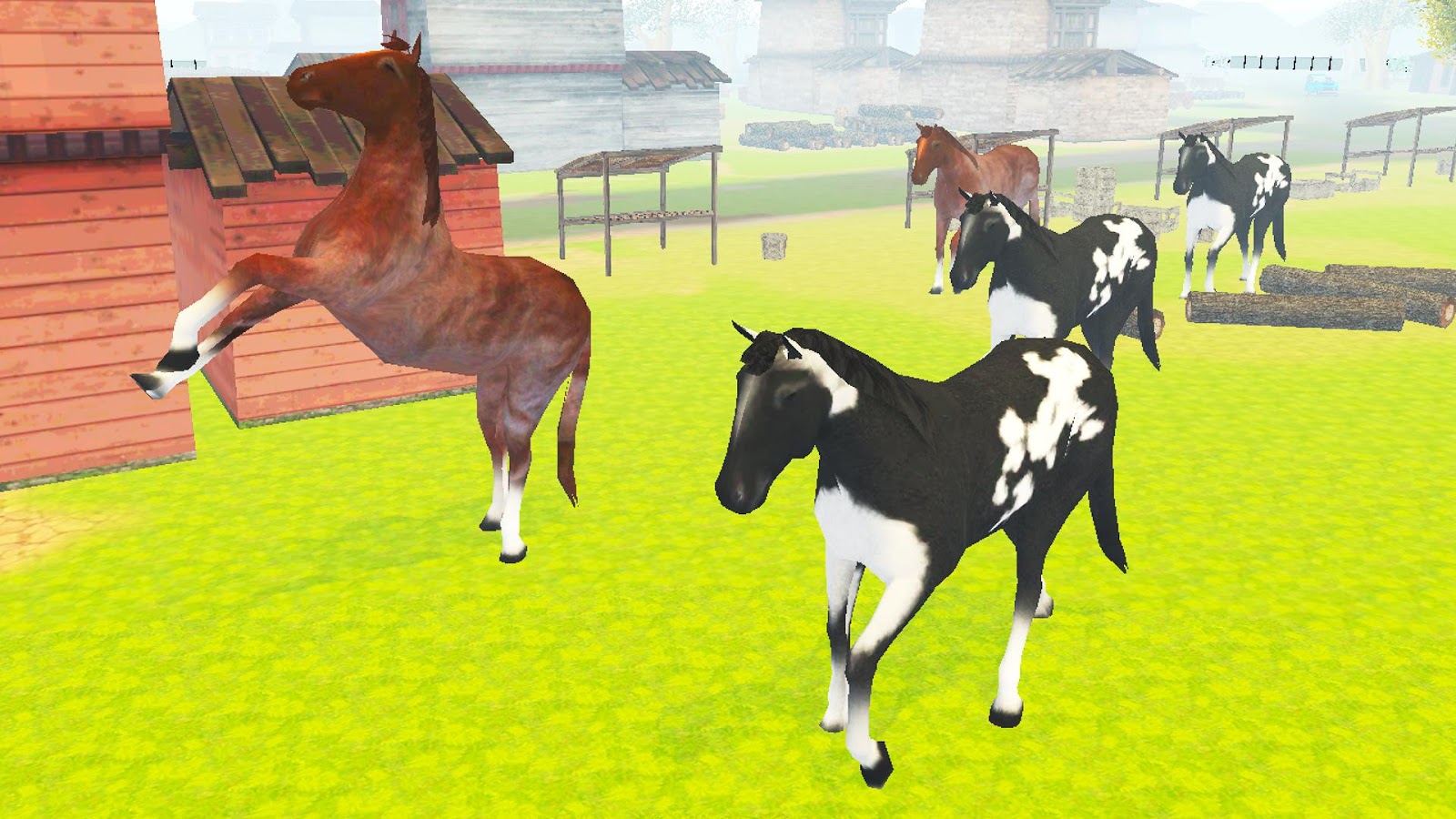 Horse Simulator Free -Real Wild Horse Adventure 3D截图2