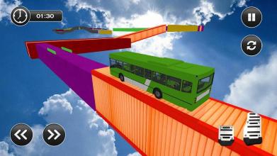 Impossible Driving Crazy Bus Stunt: Sky Race截图5