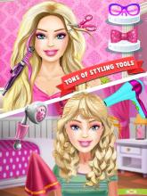 Fashion Doll Barbi Hair Salon截图3