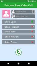 Princess Fake Video Call截图4