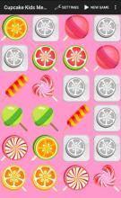 Cupcake & Desserts Kids Memory Matching Game截图2