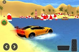 Water Car Race Impossible Stunt Racing截图2