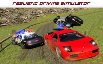 Police Car : Crime Chase Offroad Driving Simulator截图1