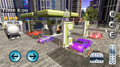 Real Sports Car Gas Station Parking Simulator 17截图4