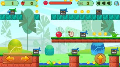 Bouncing Ball Classic - Bubbles Adventure Ball截图1