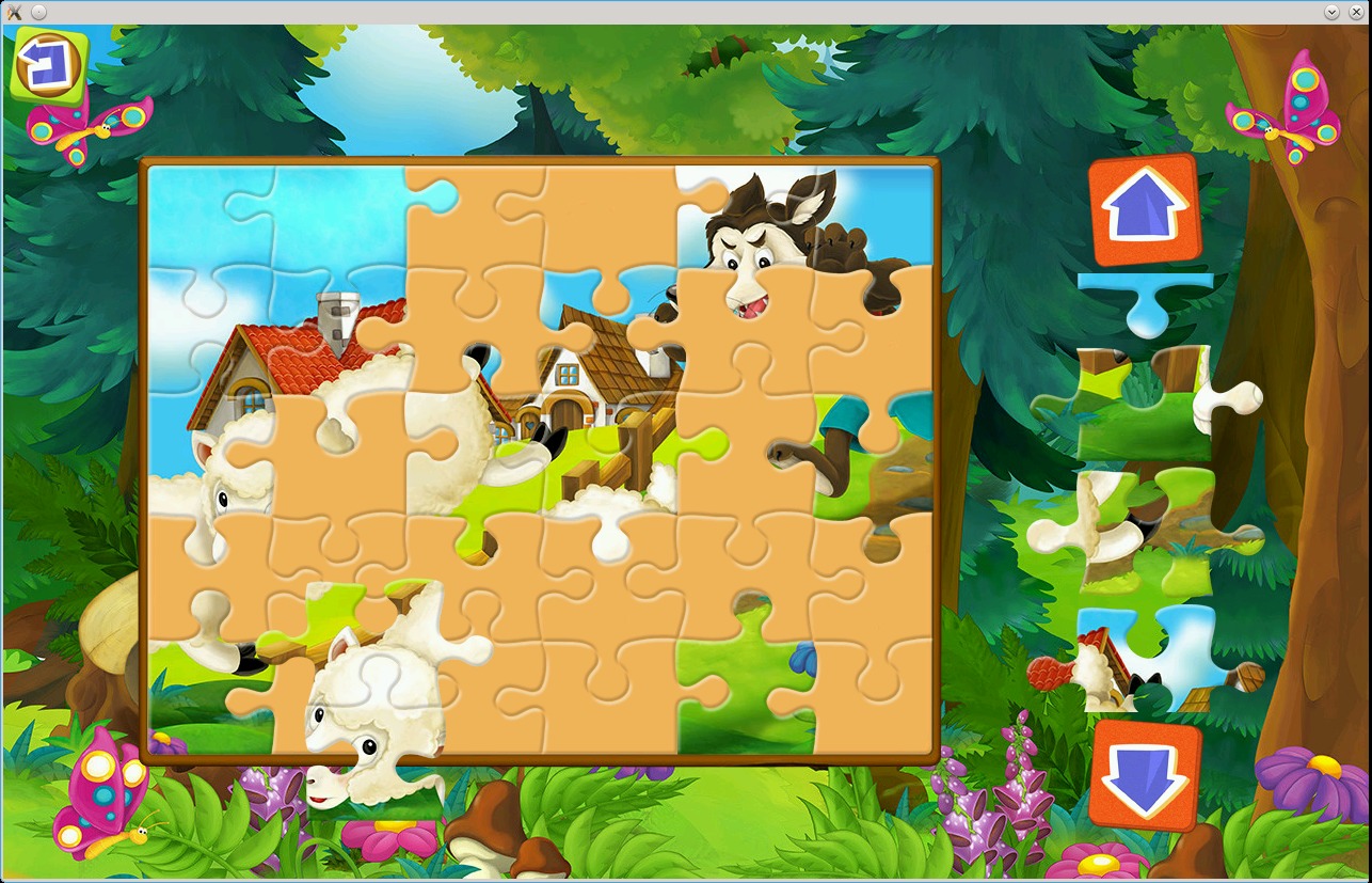 Fox and Wolf Jigsaw Puzzles截图3