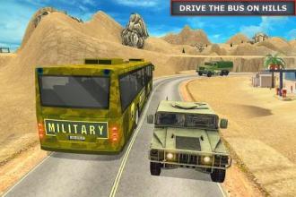 Army Bus Coach Driving: Bus Driver Games截图1