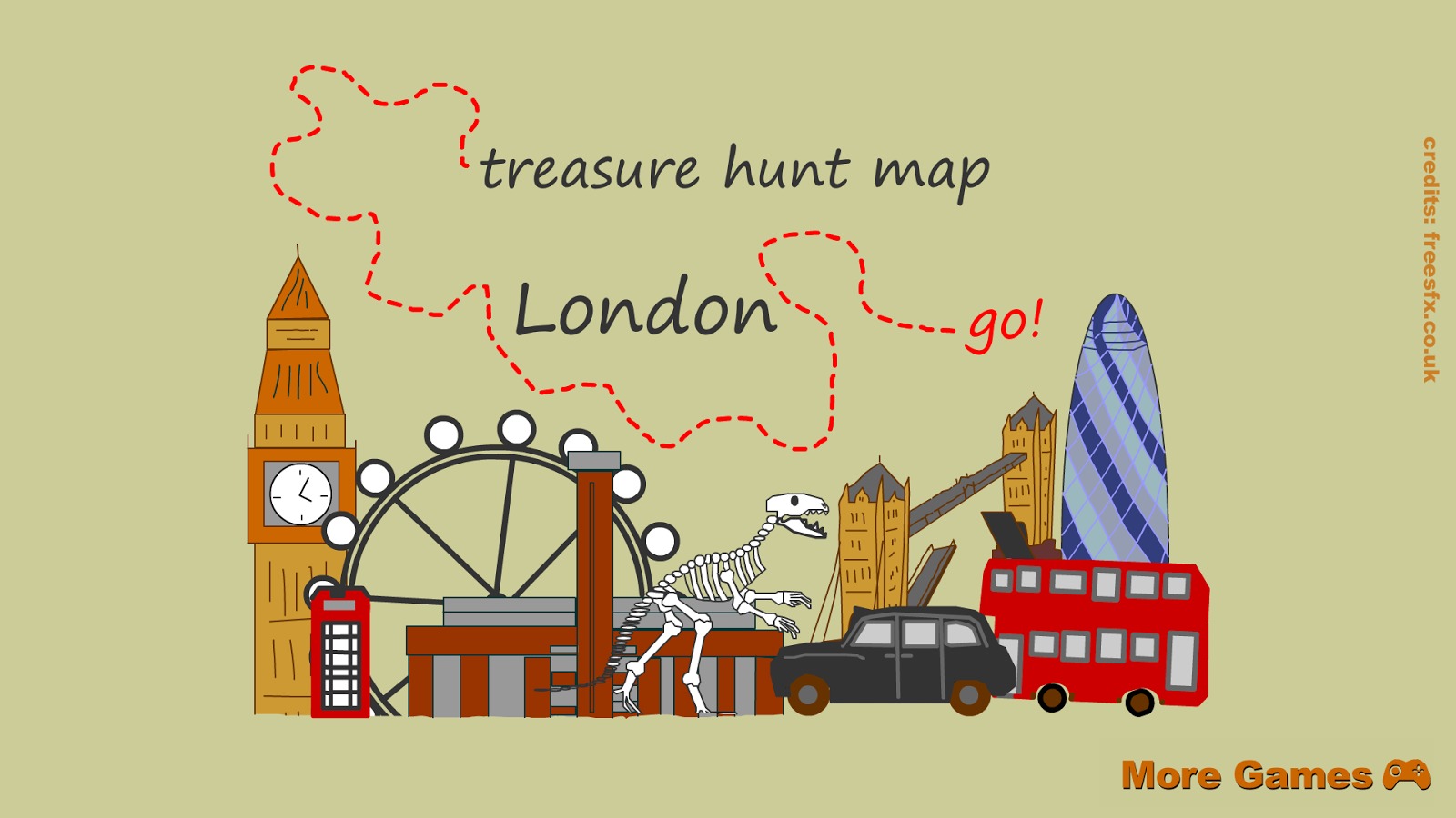 London Treasure Hunt Map Free截图1