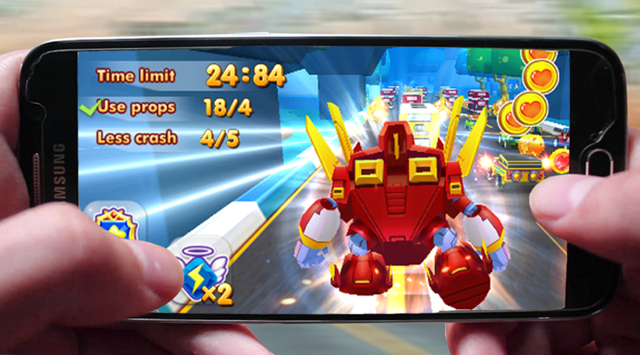 3D Racing Tobot Car Battle截图3