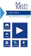 Math Master - Math games截图2