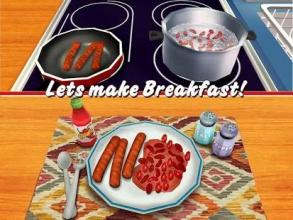 Virtual Chef Breakfast Maker 3D: Food Cooking Game截图5