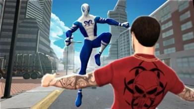 Super Hero Amazing Flying Spider City Simulation截图1