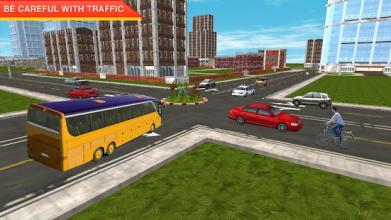 Modern City Bus Driving Game 2018截图1