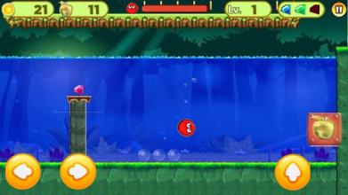 Super Red Ball Adventures,jump,bounce,roll截图1