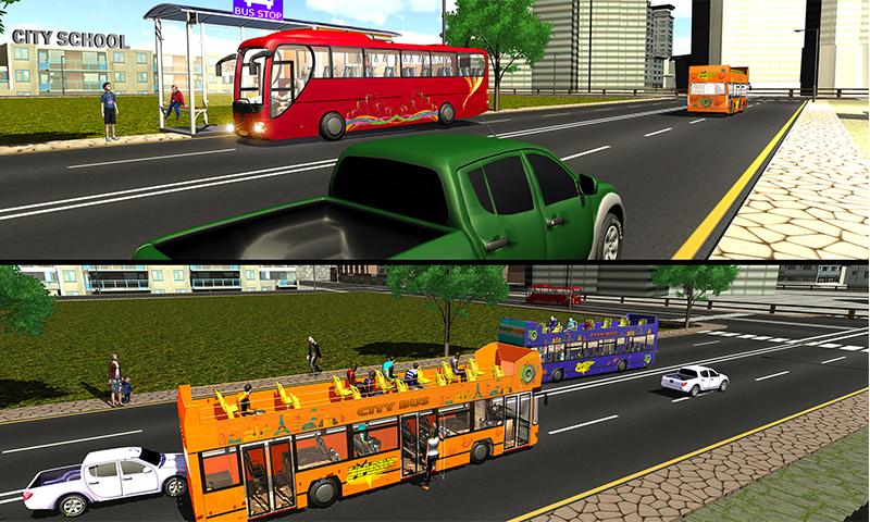 Amazing City Coach Bus Driver截图4