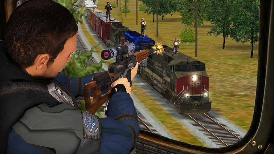 Advance Train Sniper Shooter截图4