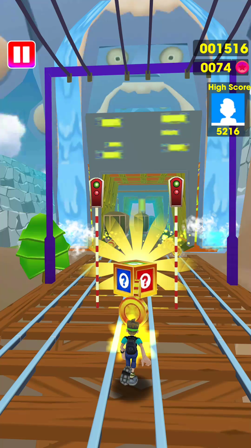 Super Train Surf Run 3D截图1