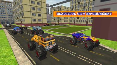 Real Monster Truck Stunt Racing Driving截图1