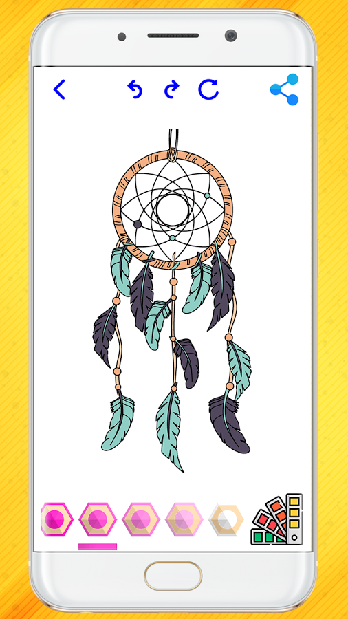 Dreamcatcher coloring Mandala book 2018截图3