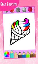 Ice Cream Coloring Game截图5