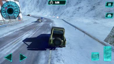 Jeep Simulator 4x4 Offroad New - Snow Drive截图2