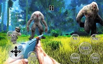 Big Foot Monster Hunt Ogre Sasquatch Wars 3D Games截图3