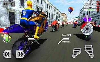 Superhero Crazy Spider Bike Stunts 2018截图2