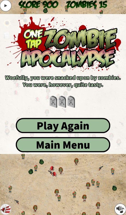 One Tap Zombie Apocalypse Free截图5