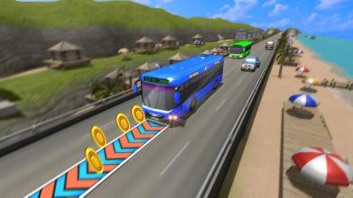 Traffic Bus Racing Game截图2