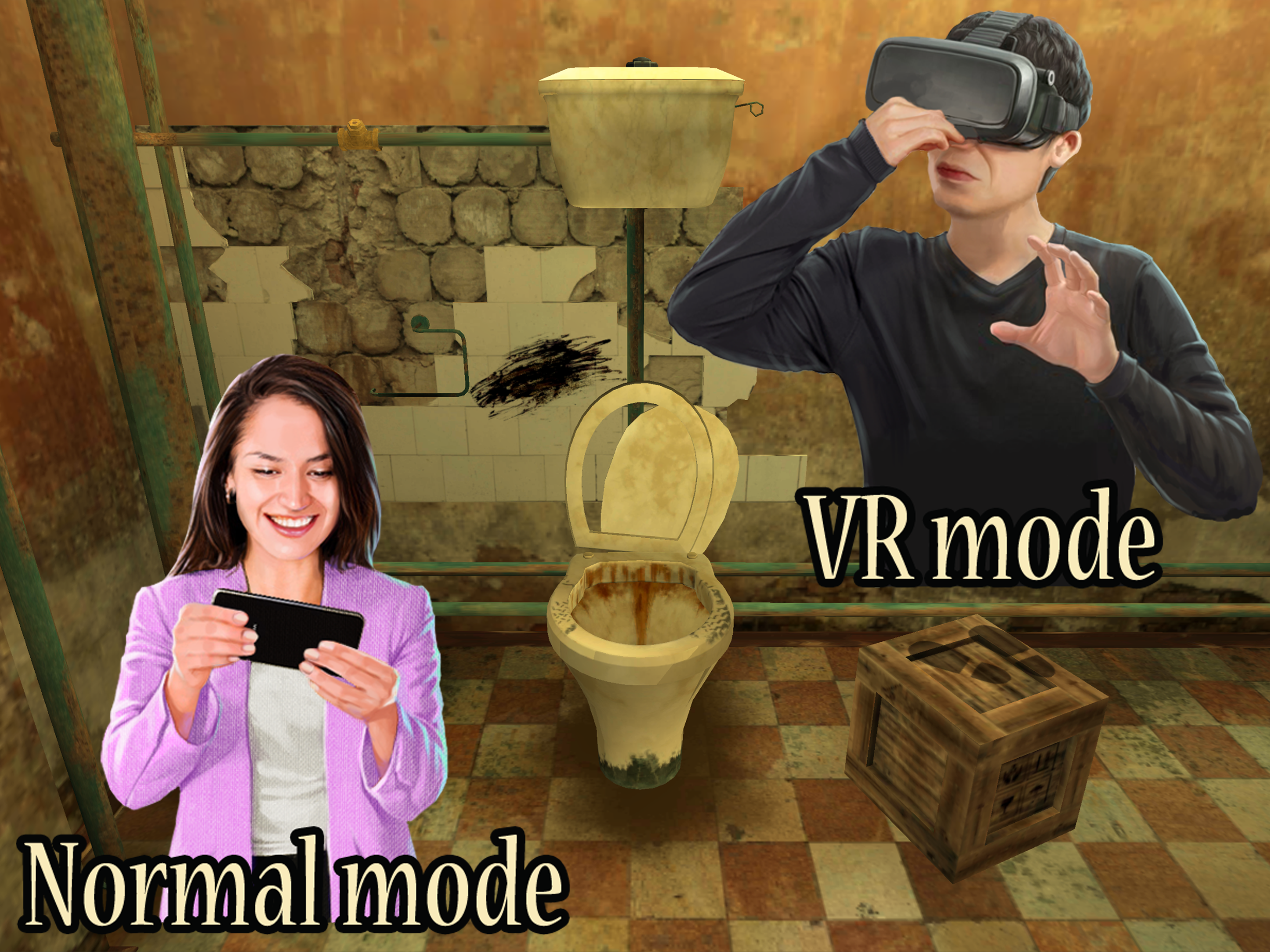 Toilet Escape VR & Normal Mode截图1