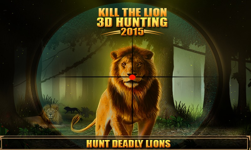 Lion Sniper Hunting 3D截图1