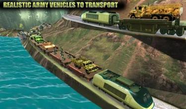 US Army Transport Oil Tanker Bullet Train Games截图2